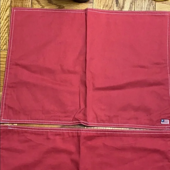 NWOT vintage Ralph Lauren red placemats (2) - Picture 2 of 5